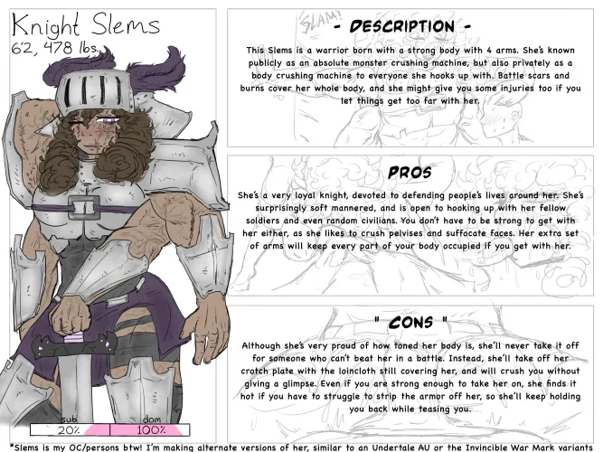 The winner for the 1st round is Angelic Slems! It took a bit, but now we’re finally starting the next round. Can you keep up with her fighting spirit?