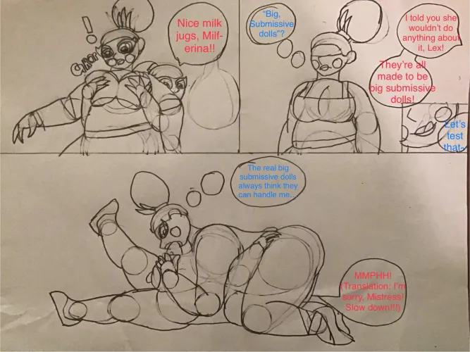 There ain’t enough femdom with Ballora, so I made some!