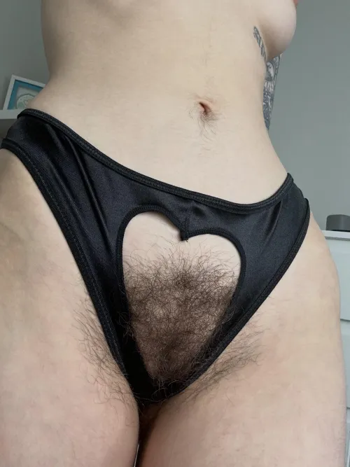 These panties give quite the peek