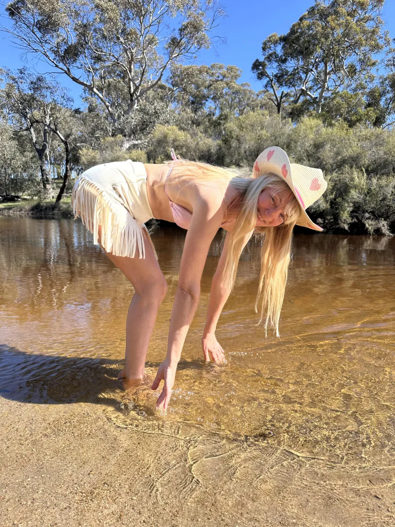 This outfit wasn’t meant for staying in… but here we are