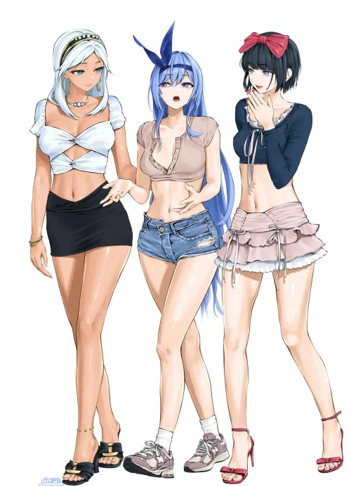 Tiffani, Minah & Chaerin hanging out (Chaesu) [Original]