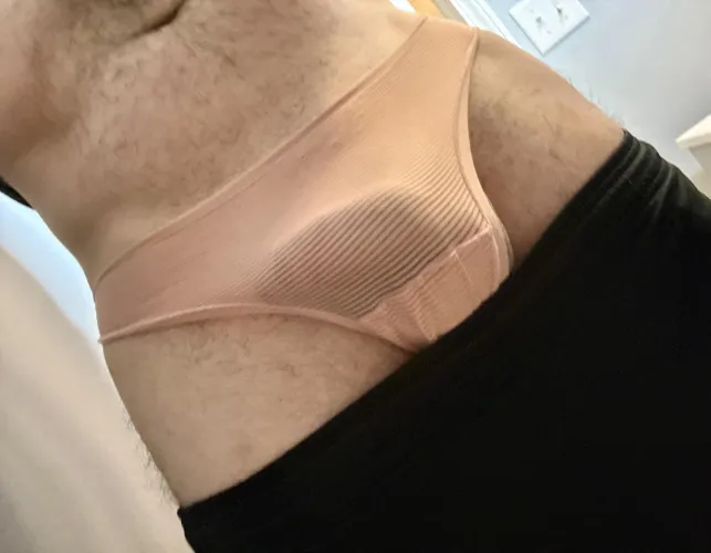 Took off my work pants but kept them on for the evening