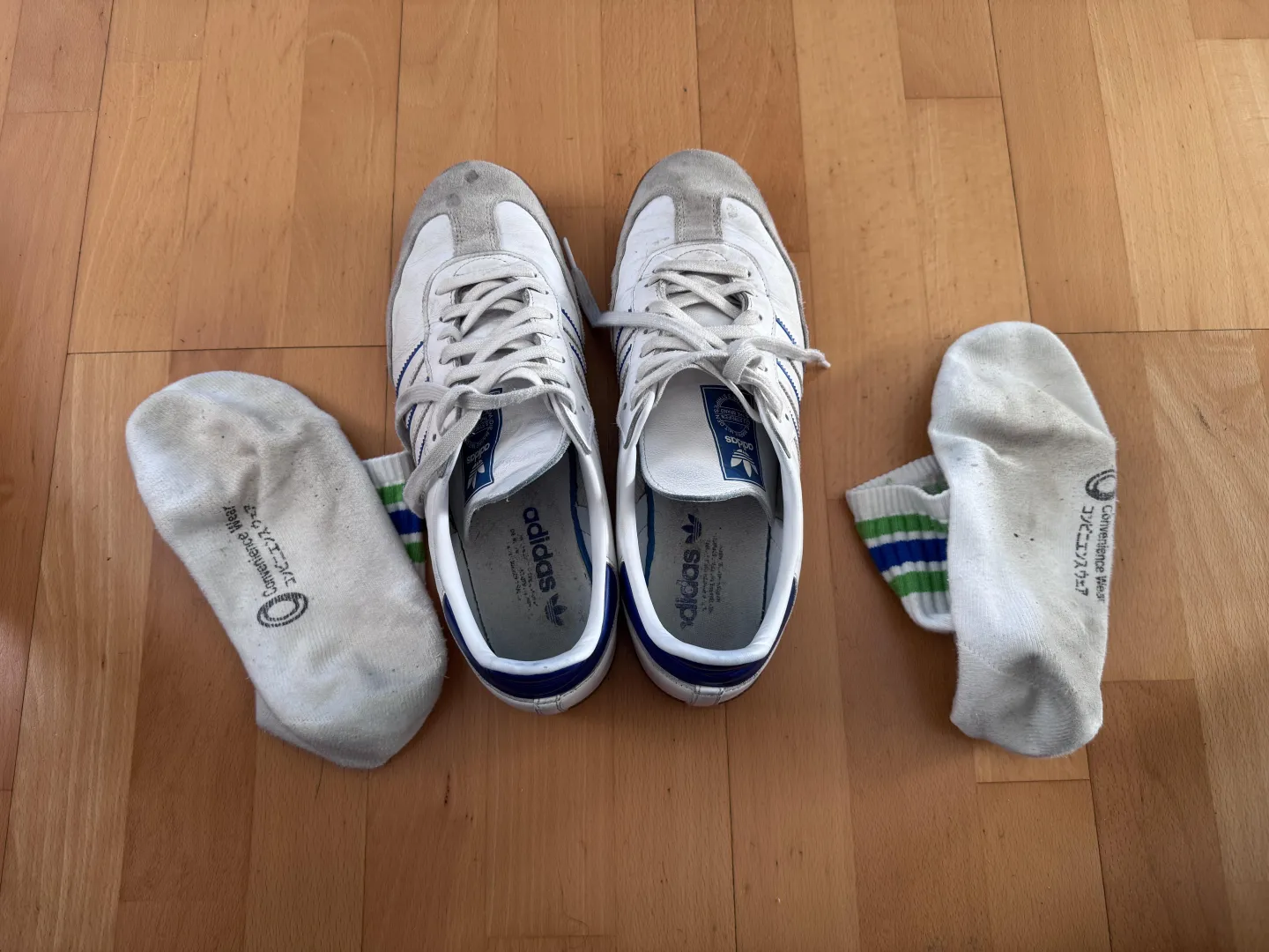 What should I wear today? The socks I've been wearing for weeks, fresh socks, or barefoot?