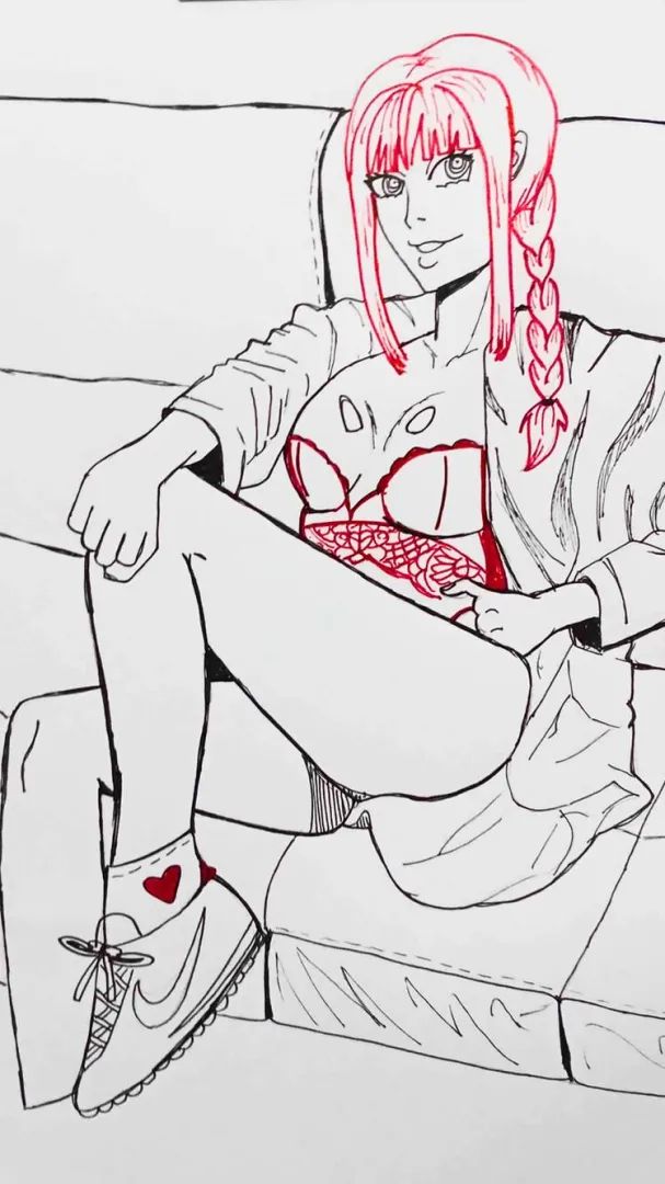 When Makima is waiting for you for a job interview, by me (Ichi_x_ban)