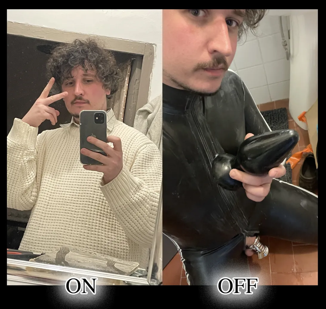 Who would knows this is how I am under my clothes ⛓️