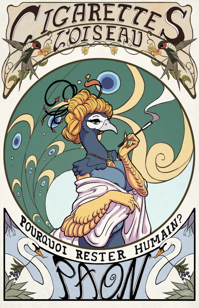 Why remain human? [F Human -> F peacock] (Saphirathefur)