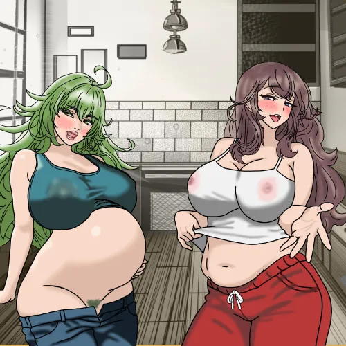 A little drawing of Clara and Esther.