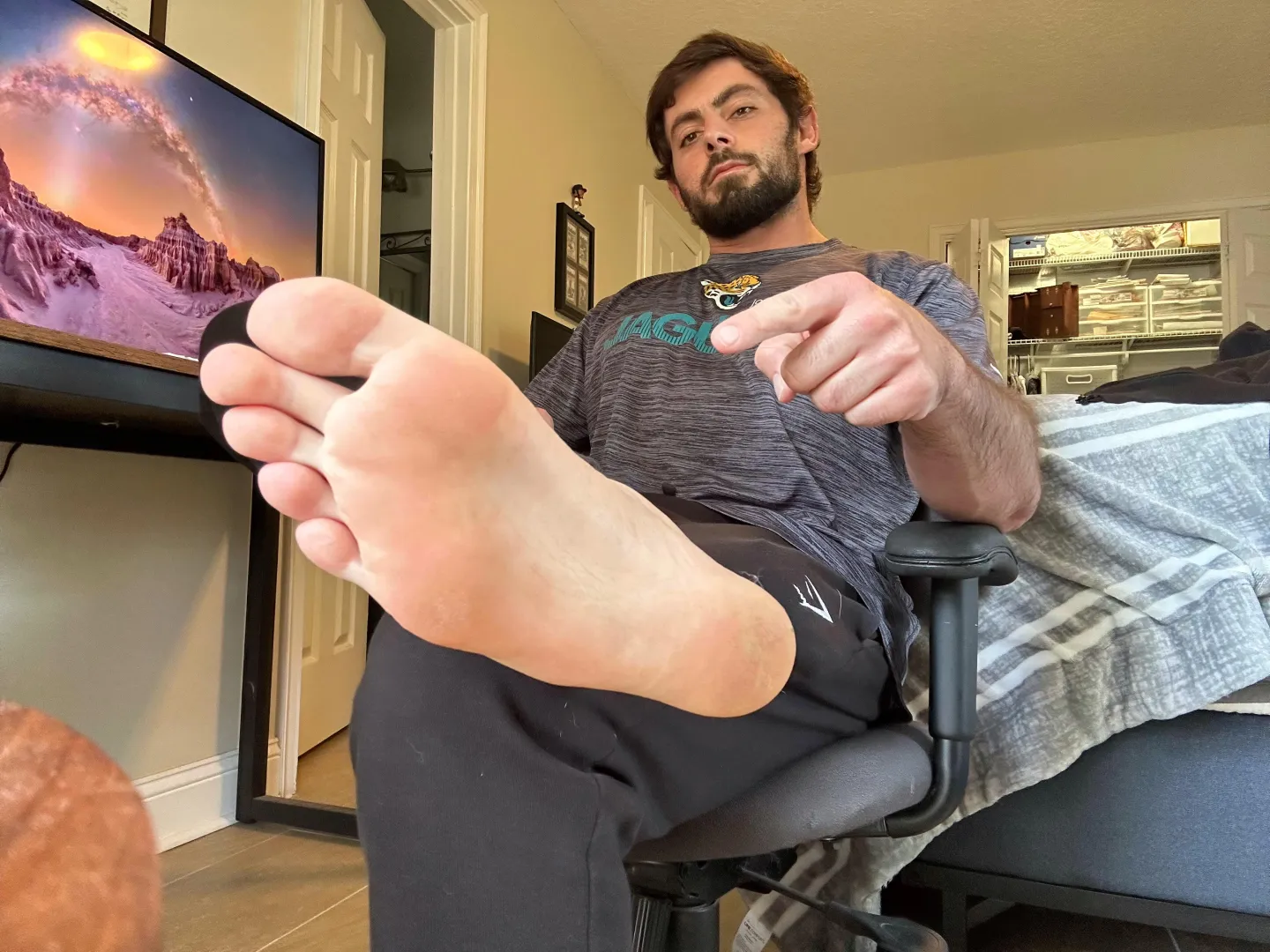 Airing them out after the gym 