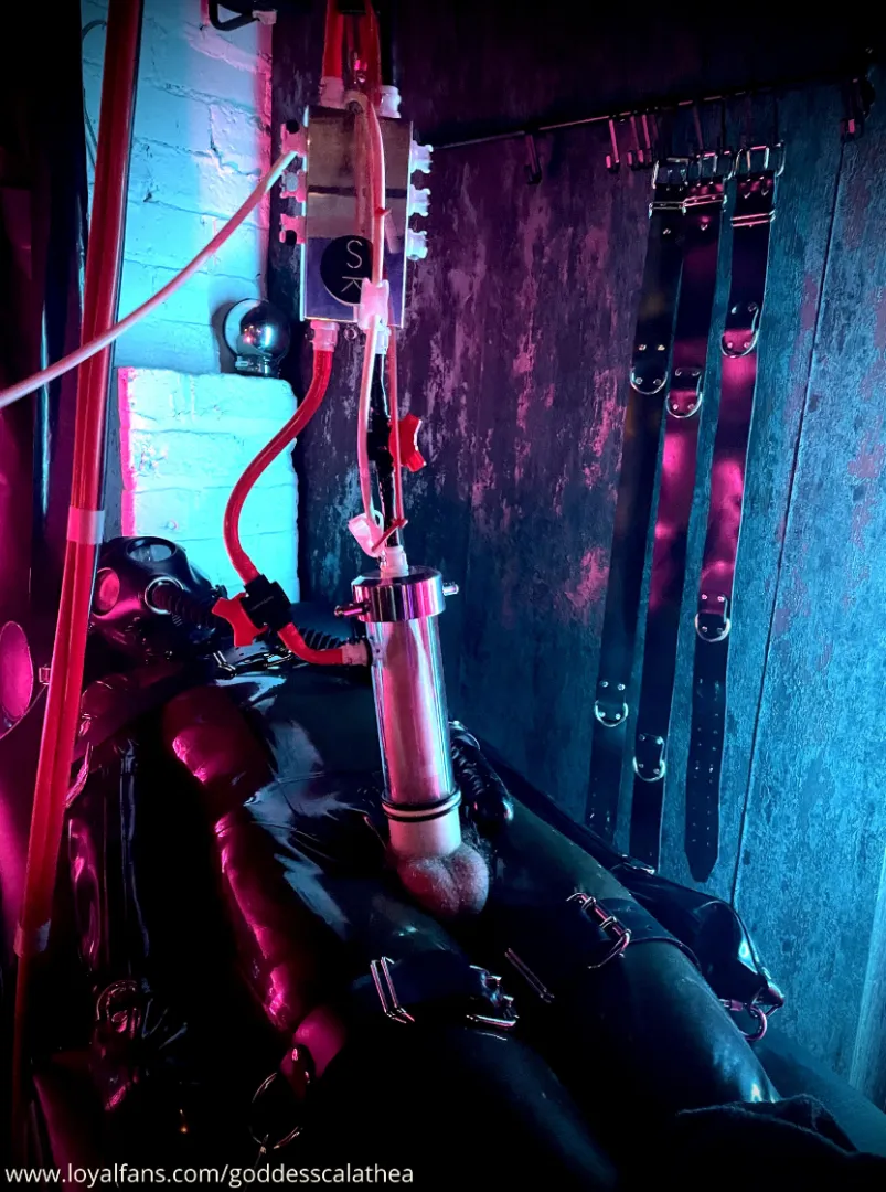 Another rubber drone trapped and milked for my own entertainment