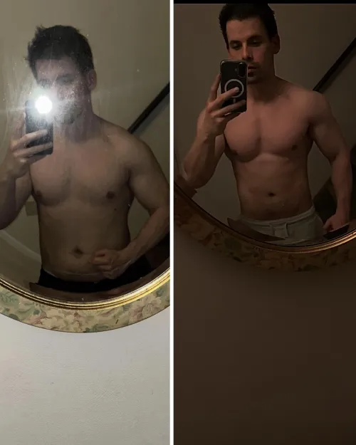 Before and after - 3 months change