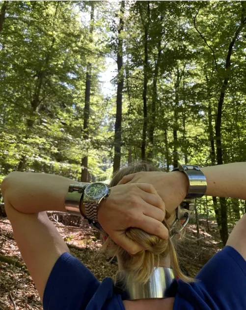 Brought my ... accessories to the woods