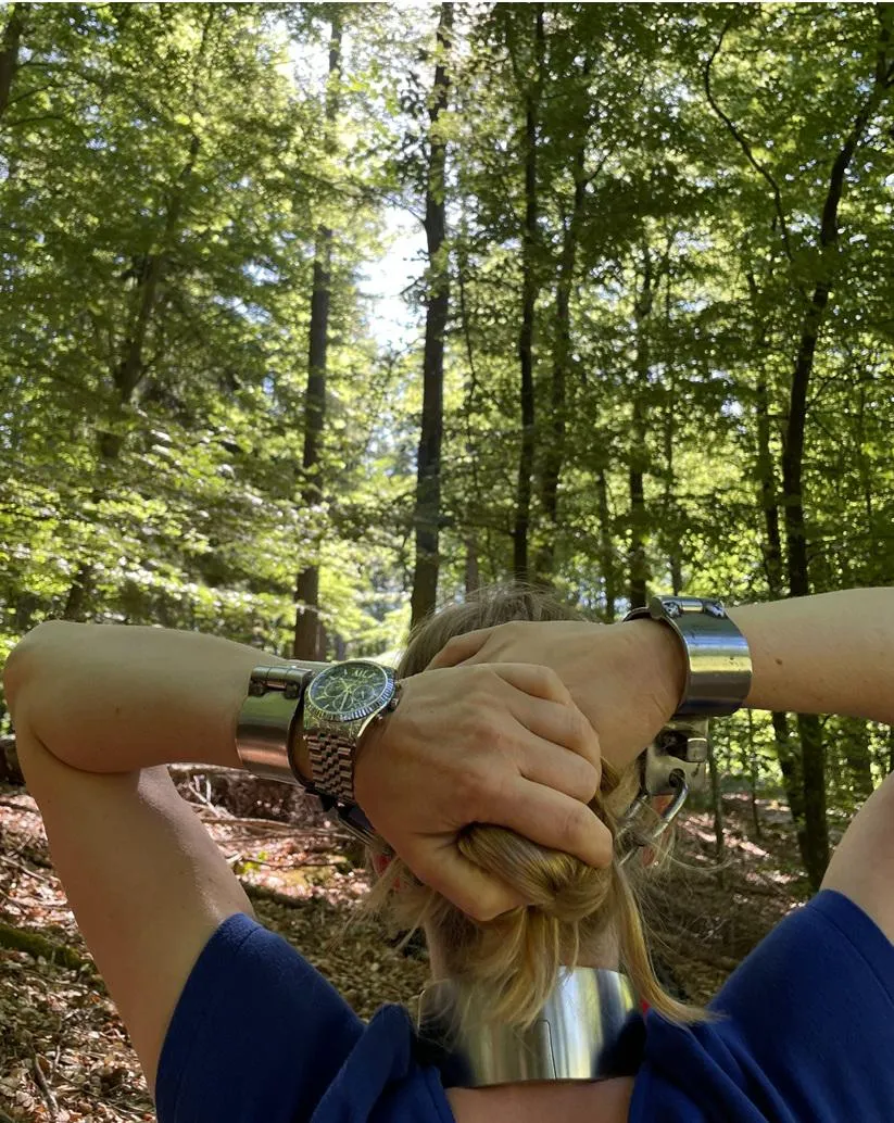 Brought my ... accessories to the woods