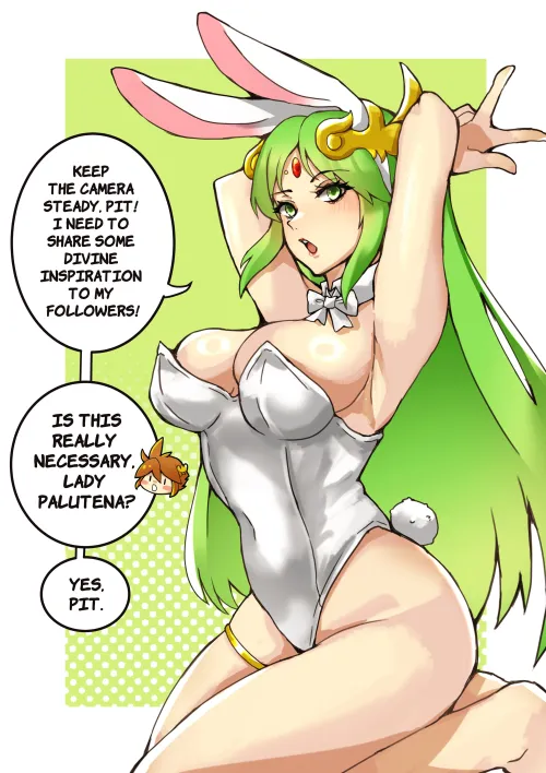 Bunny Palutena for Easter (1340smile)