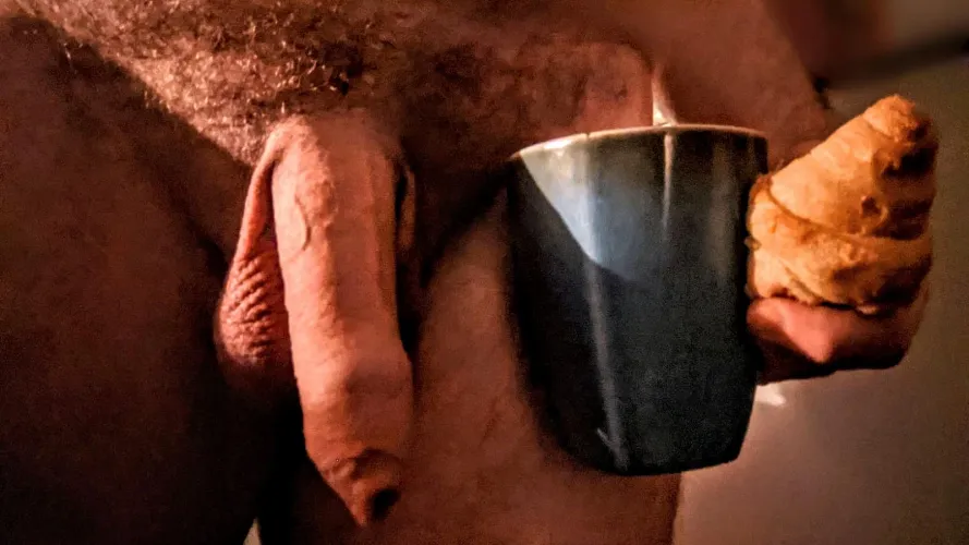 Croissant, coffee, and.....