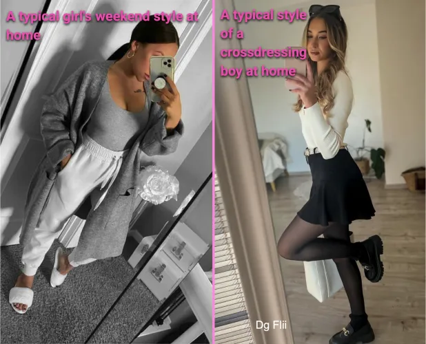 Crossdressers are sometimes more feminine than women