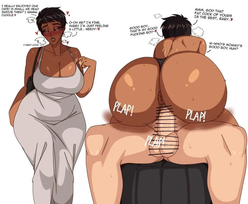 Date night with a tomboy MILF (demon dog)