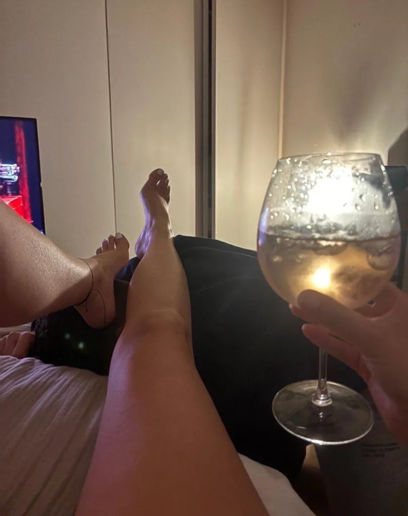 Do you like my toes enough to let me use you as a foot rest?