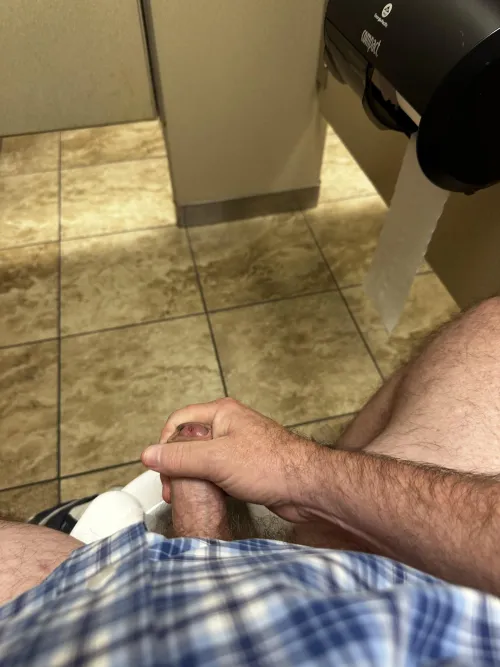 Edging in the bathroom at work