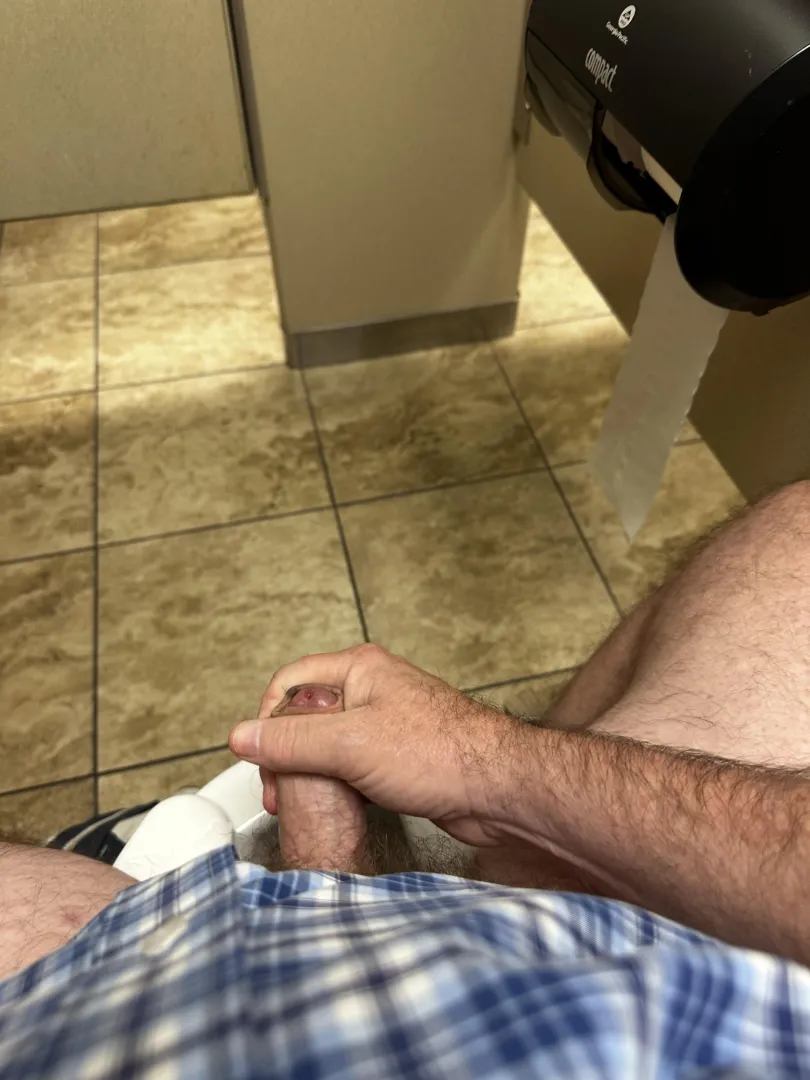 Edging in the bathroom at work