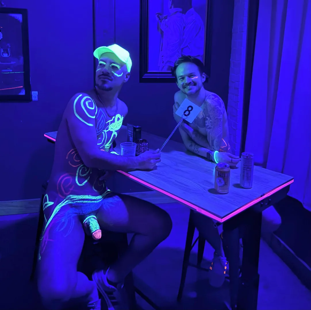 Had fun at a glow party last night