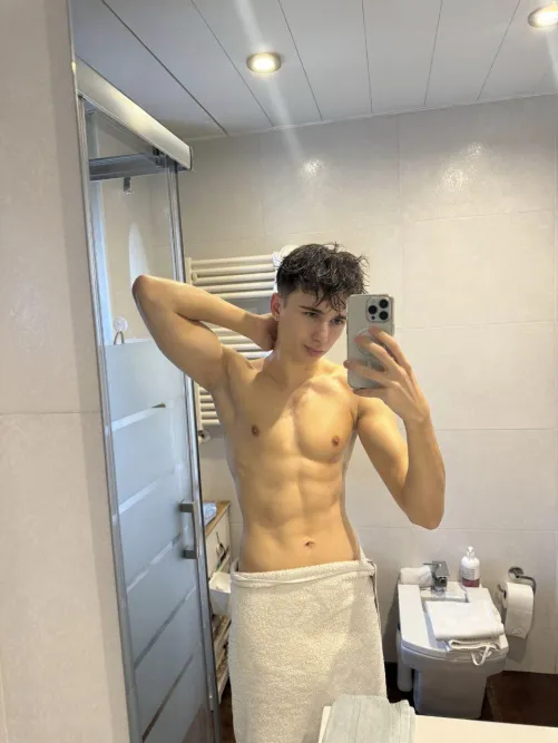 I just got out of the shower