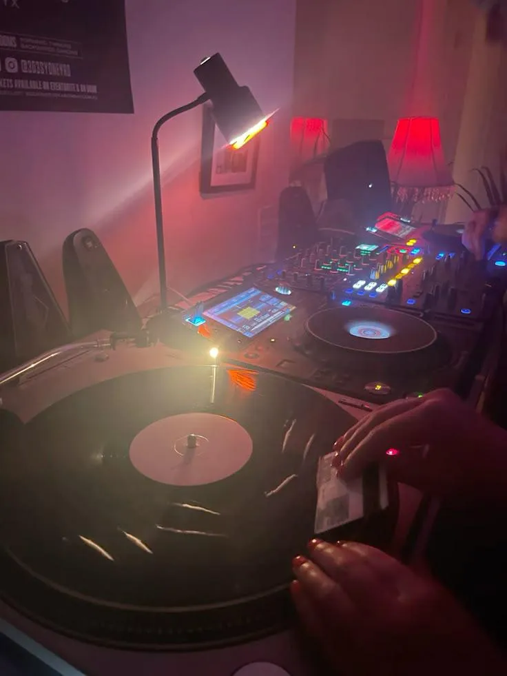 I skii even at my studio...