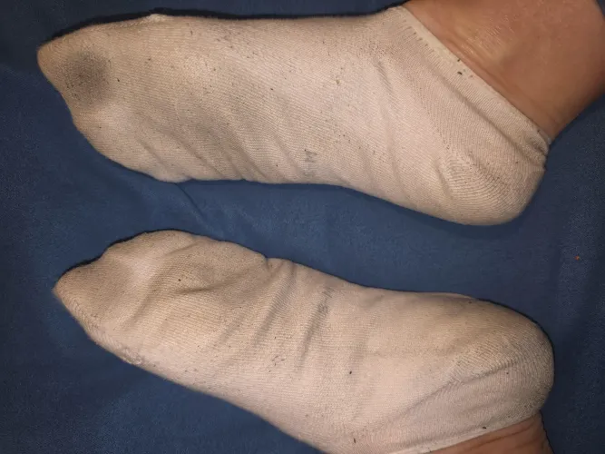 I think if its possible, white socks smell even worse [F]