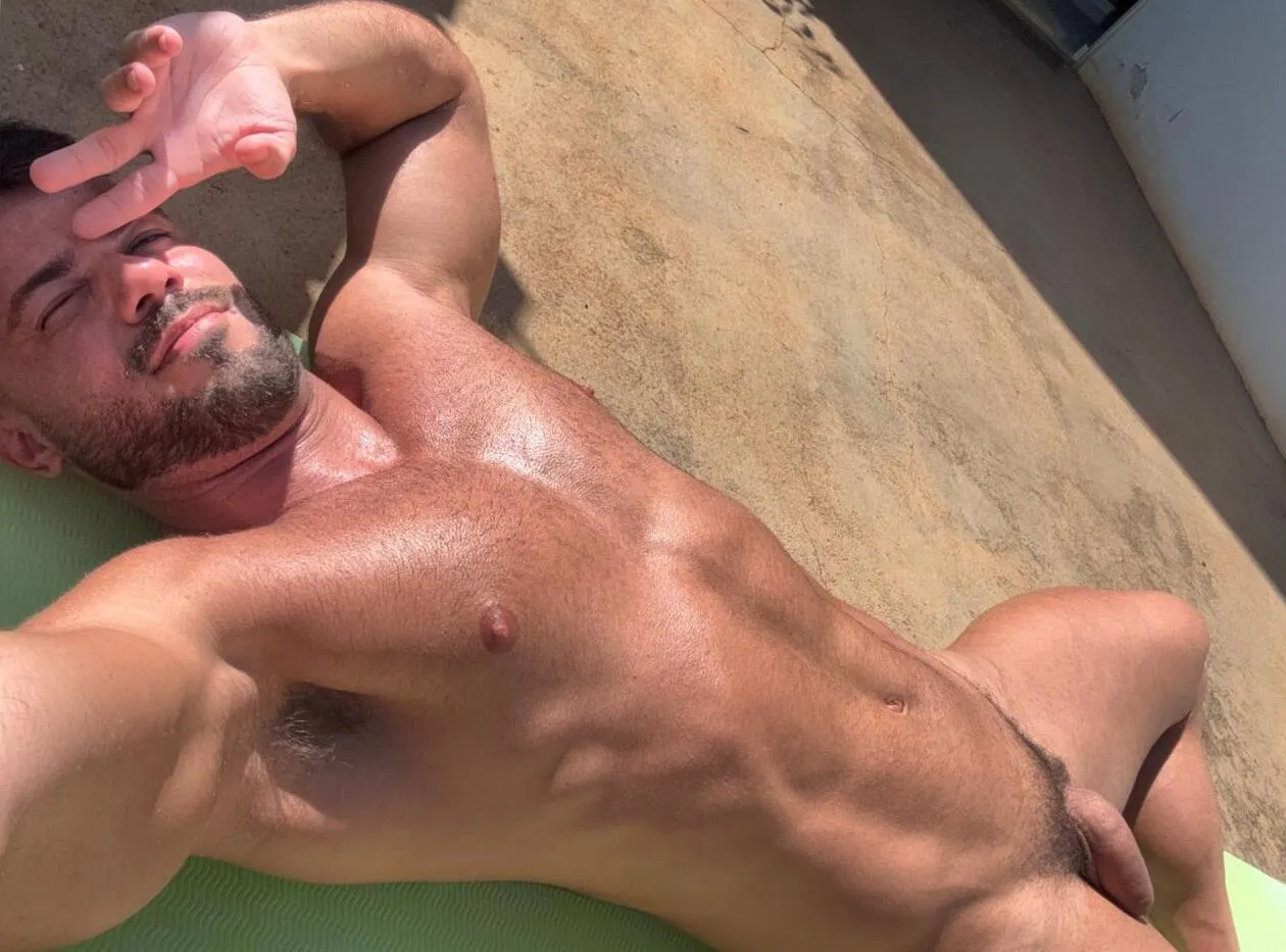 Just me lounging all natural 