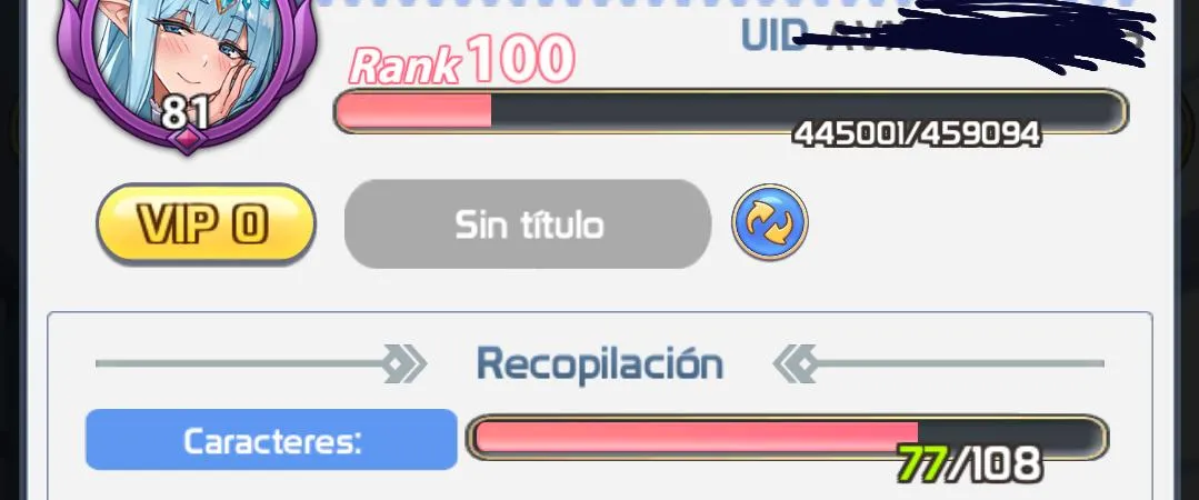 Nivel 100! Tarde 6 meses en lograrlo