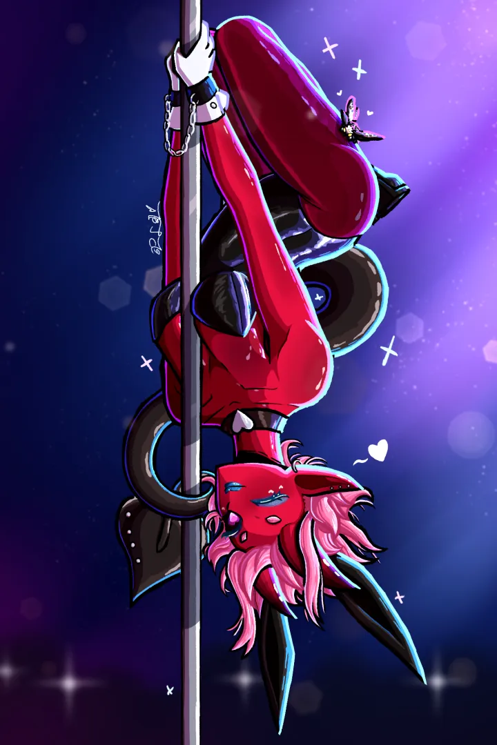 [OC] Poledancing succubus