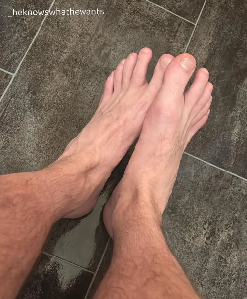 Post workout feet 