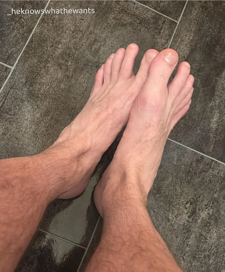 Post workout feet 