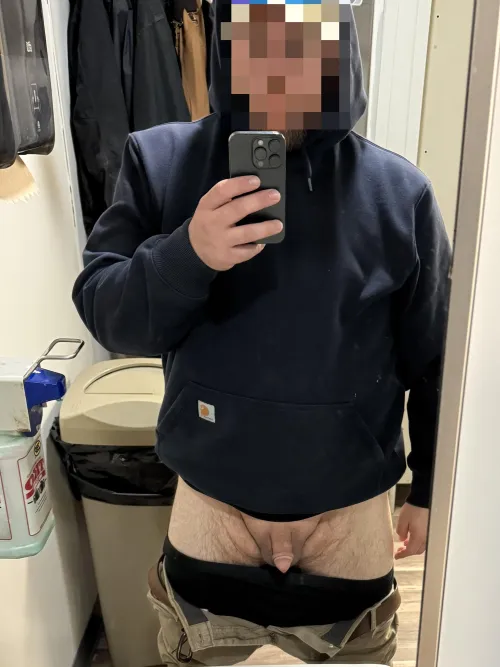 Quick selfie before someone comes in