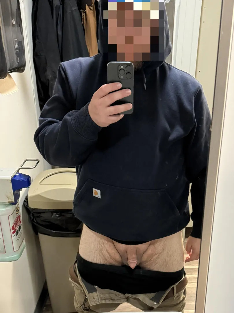 Quick selfie before someone comes in