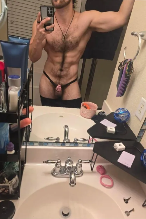 Run your hands through my hair ;)