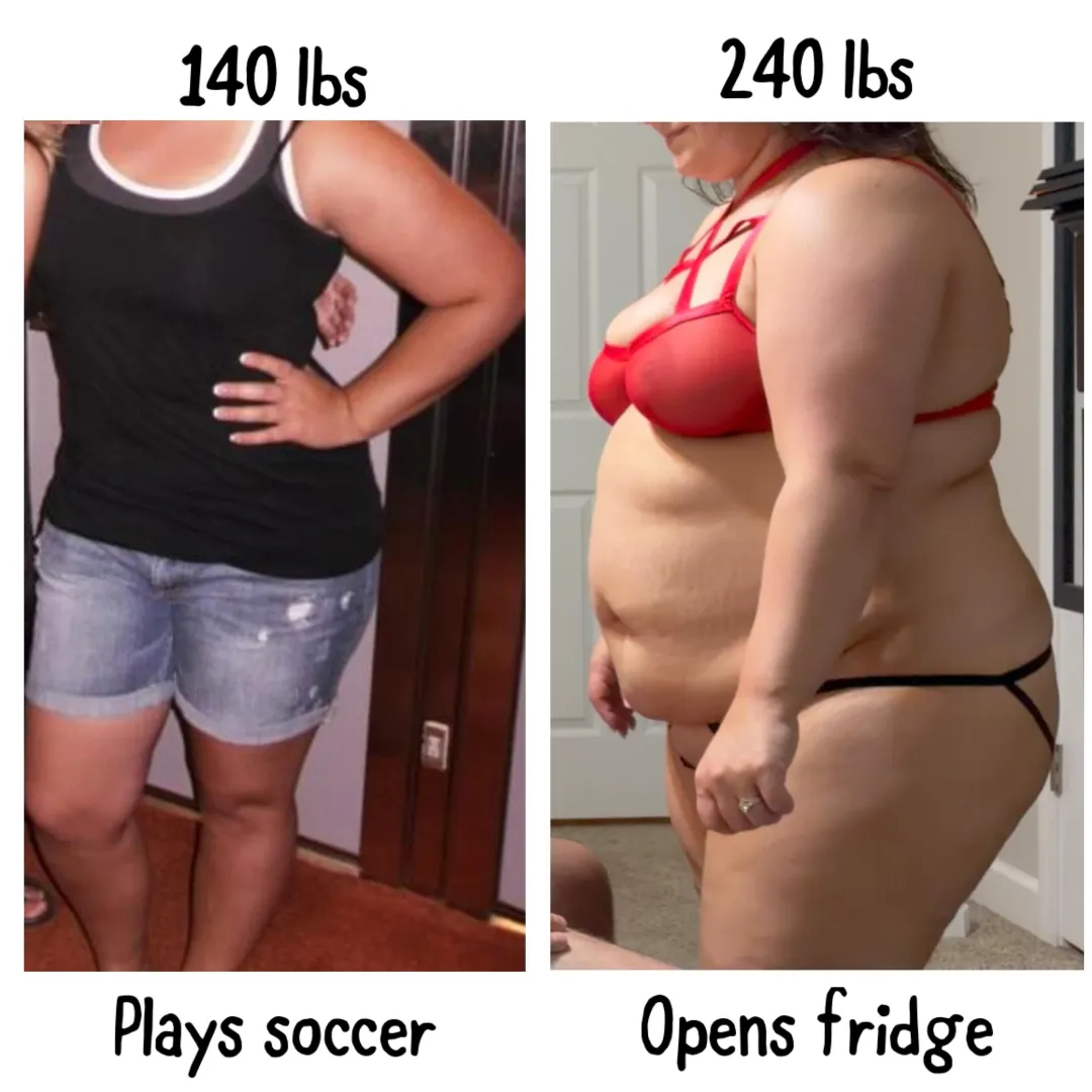 Same person, different lifestyle. I prefer the bigger version 