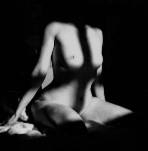 Seated study on instant film