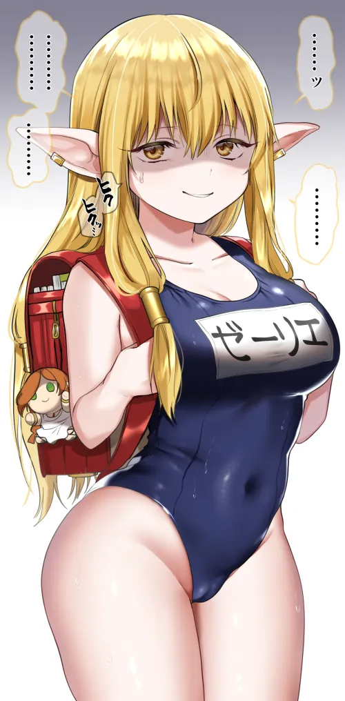 Serie in a school swimsuit [Sousou no Frieren] (かぜぱな)