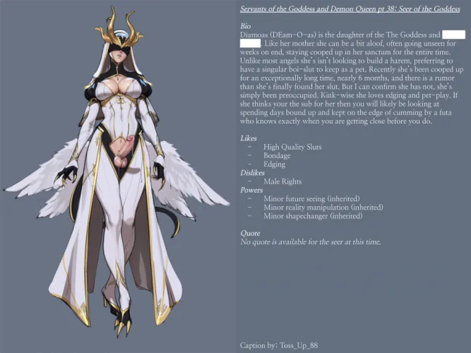 Servants of the Goddess and Demon Queen pt 38: Seer of the Goddess