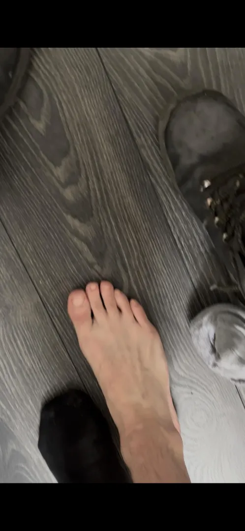 Sweaty feet after work