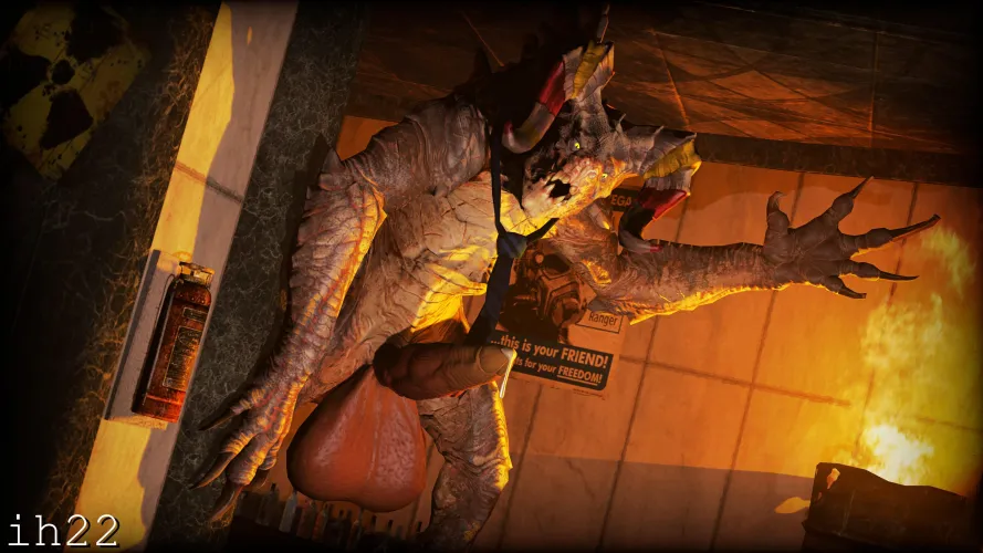 They don’t make pants for Deathclaws [M] (ihavetwotwo)