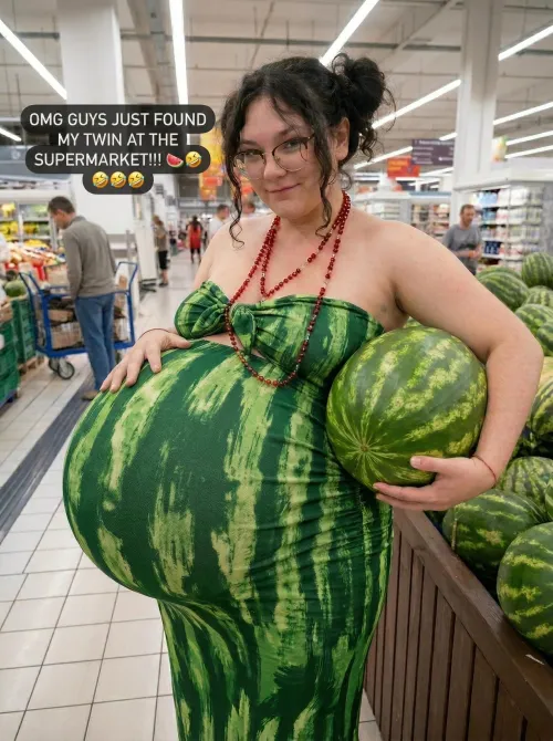 Twins at the Supermarket