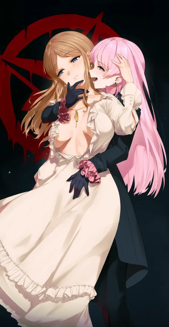 Vampire Anon with Soyo in her grasp [BanG Dream!] (Eltir)