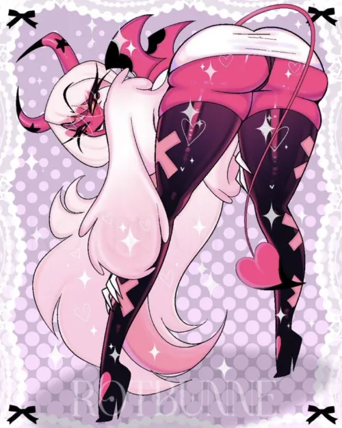 Verosika ass up~(art by @rotbunne)